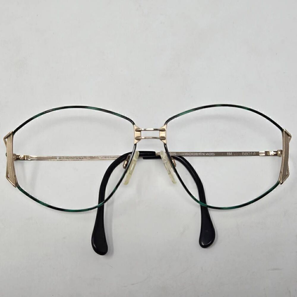 NEOSTYLE SOCIETY 435 GERMANY GOLD GREEN TORTOISE OS EYEGLASS FRAMES 135 58 14